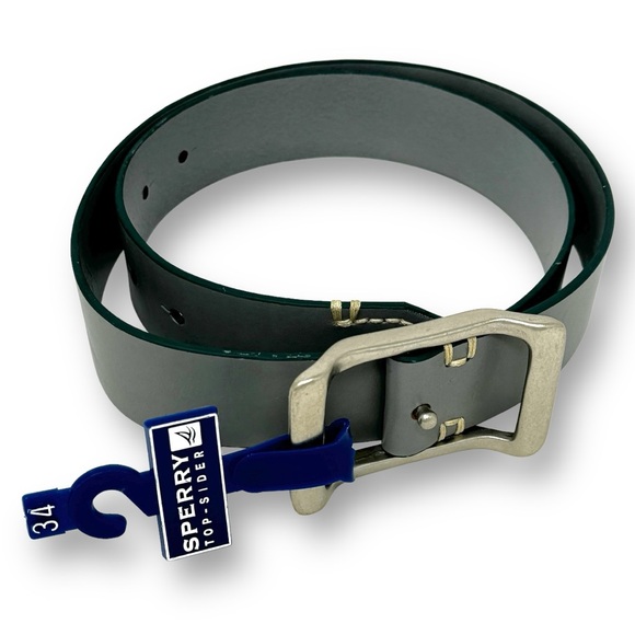 Sperry Top-Sider Belt Leather Gray - Picture 1 of 1